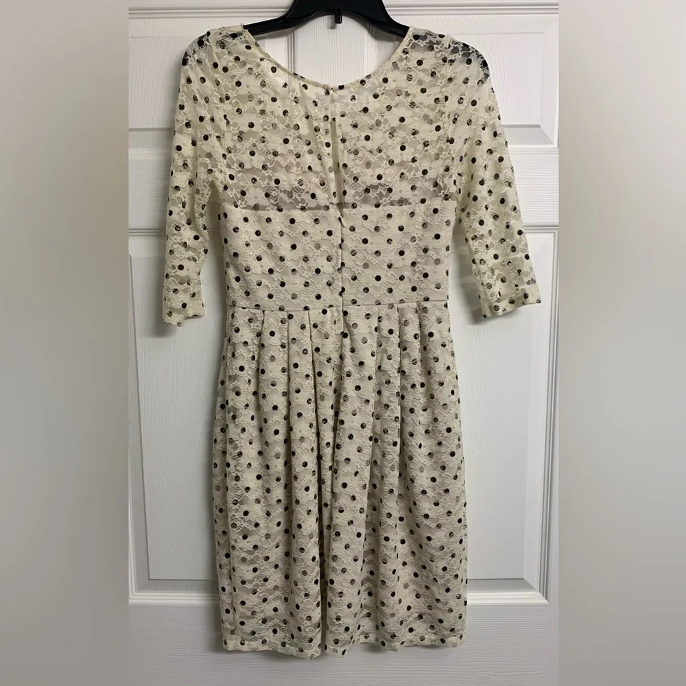 Betsey Johnson 2‎ Girls Feminine Coquette Polka Dot Lance Midi Dress